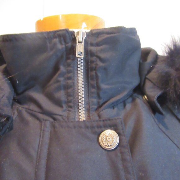 Vintage Towne by London Fog Hooded Jacket Petite M - Picture 3 of 12